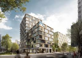 160205 Visualisierungs Bu Cc 88ro Kresings Volksbank Freiburg Kreuzung Architecture Visualization Architecture Facade