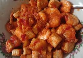 Resep udang kentang goreng balado | sambal udang kentang goreng praktis dan ekonomis. Resep Sambal Udang Tahu Balado Yang Sempurna