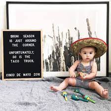 Instagram Photo By Letterfolk May 5 2016 At 8 21pm Utc Baby Milestones Pictures Monthly Baby Pictures Baby Letterboard