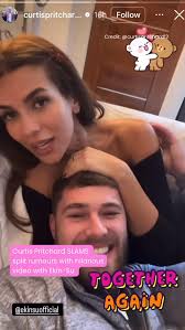 Curtis Pritchard has shut down and poked fun at rumours he has split with  Ekin-Su 😆 , In the video, Curtis claims he’s “gotten back with his ex” in  reference to rumours the pair had split.