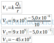 Titik a berada di tengah kedua muatan. Contoh Soal Potensial Listrik Pembahasan Soal Fisika Sma