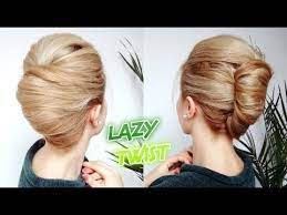 Easy Lazy Hairstyle Quick French Twist Bun Updo Awesome Hairstyles Youtube Lazy Hairstyles Vintage Hairstyles For Long Hair French Twist Hair