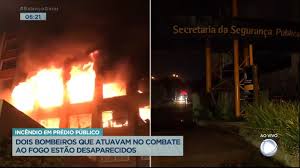 Ninguém ficou ferido e os estragos não são graves, de acordo com a atualização avançada aos jornalistas, pelas. Incendio Atinge Secretaria De Seguranca Do Rs Bombeiros Estao Desaparecidos Recordtv R7 Balanco Geral Manha