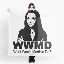 Unique morticia addams quotes stickers designed and sold by artists. Morticia Addams Quotes Scarves Redbubble