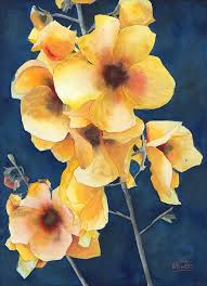 Yellow Flowers By Ken Powers In 2020 Flower Art Yellow Flowers Painting Flower Painting