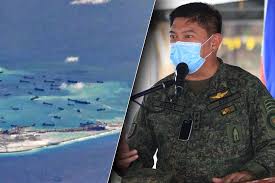 A report by geospatial software company simularity has revealed what appears to be infrastructure for radars, antennae mounts and what could be a potential military base on mischief reef. Philippine Military Chief Situation In The South China Sea Still Uncertain Vietnam Times