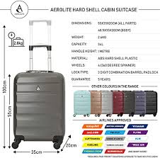 Le nombre et le poids limite, tout sur les bagages chez ryanair combien de bagages peuvent emporter les passagers de ryanair en cabine ou en soute? Aerolite Abs Bagage Cabine Bagage A Main Valise Rigide Legere A 4 Roulettes Pour Ryanair Easyjet Air France Lufthansa Jet2 Et Plus Gris Fonce Amazon Fr Bagages