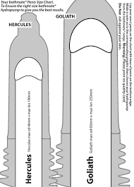 Efficient Penile Growth Chart Bathmate Hercules Size Guide