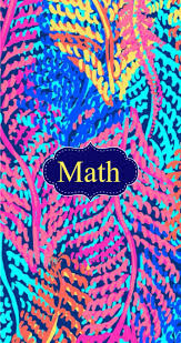 Math Binder Cover Math Binder Cover Binder Covers Printable School Binder Covers