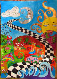 Cute canvas paintings small canvas art mini canvas art indie drawings trippy drawings pencil drawings hippie painting trippy painting arte indie. Pin On Colorful Art