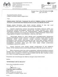 Portal jabatan pendidikan negeri johor. Surat Pemakluman Gc Dan Agihan Id Dan Katalaluan Pdf