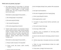 Our rivers have polluted by all sorts of waste. Contoh Soal Try Out Sd 2021 Dan Kunci Jawaban Revisi Download File Guru