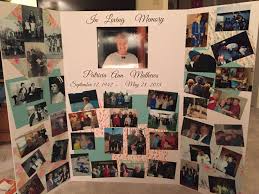 Memory Board Funeral Memorial Memory Collage Photo Collage Board