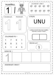 Numbers from 21 and upwards are formed by using the following pattern: Worksheets Numbers 1 10 In Romanian By Ema La Scoala Tpt