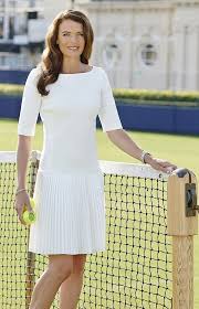 Her spouse is mel coleman (m. Annabel Croft Models The High Street Outfits Inspired By Wimbledon High Street Outfits Tennis Clothes Street Outfit