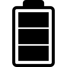 Free Icon Fully Charged Battery