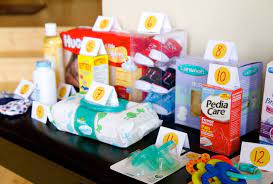 Maybe you would like to learn more about one of these? Baby Shower Games The Price Is Right Baby Edition Have Each Guest Guess The Amount For Each Item Baby Shower Fun Fun Baby Shower Games Baby Boy Shower