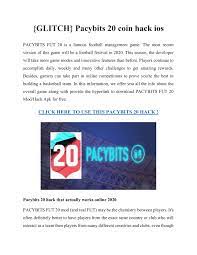Mod info:(¿qué es modded?) mod dinero. Glitch Pacybits 20 Coin Hack Ios Pacybits Fut Ios Pacybits Download Pacybits Pubhtml5