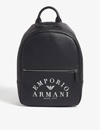 Leather Backpack Emporio Armani Armani Leather Backpack