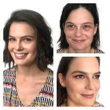 A little bit of makeup and hair goes a long way! ❤️ feeling beautiful! My  client was off to a wedding!