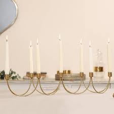 Classical Candelabra Table Centrepiece Scented Pillar Candles Elegant Candles Candle Ornament
