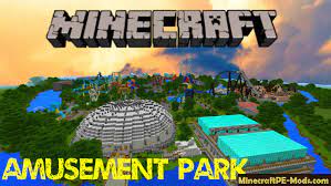 This mcpe maps provides a variety of attractions for you to discover, including water rides, roller coasters, etc. Rollercoaster Minecraft Pe 1 17 10 1 16 221 Maps Download