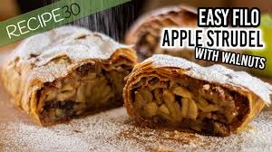 Put it to use with these sweet tarts, cheesy. Easy Apple Strudel Made With Filo Pastry Youtube