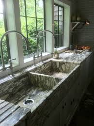 Kitchen sink styles pros and cons. I Do Like The Shallower Sink Divided With 1 Faucet Assembly That Can Feed Both Sides French Style F Farmhouse Sink Kitchen Farmhouse Sink Farmhouse Kitchen