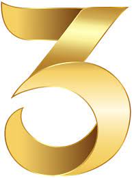 Golden Number Three Transparent Png Clip Art Image Golden Number Art Images Clip Art