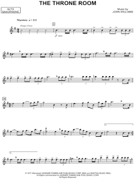 The alto sax is a member of the saxophone family. The Throne Room Alto Saxophone From Star Wars Sheet Music Alto Saxophone Solo In C Major Download Print Sku Mn0103842