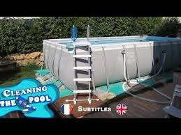 Aspirateur Intex Nettoyage De Ma Piscine Ultra Frame Rectangulaire Youtube Piscine Intex Piscine Piscine Intex Ultra Frame