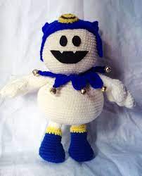 Evilium Jack Frost Crochet Teddy Bear