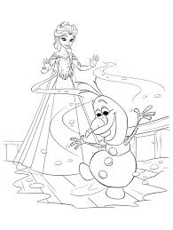 Coloriage elsa à imprimer ️ dessin de elsa à colorier ️ elsa de la reine des neiges qui porte aussi le nom de frozen en anglais. Coloriage Reine Des Neiges Pour Les 2 Ans Du Dessin Anime Frozen
