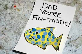 What to make for dad 1. Fathers Day Cards Kids Can Make Finger Painting Fish Crafts On Sea