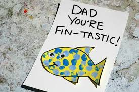 Send father's day ecards to your dad with encouraging and inspirational messages! Fathers Day Cards Kids Can Make Finger Painting Fish Crafts On Sea