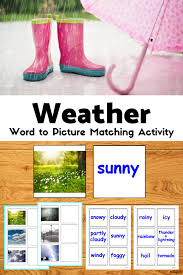 Weather Activity For Speech Therapy Weather Activities Fun Lessons Weather Words