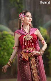 thailand thai traditional costume ช ดไทย นางประท มวด ในป 2021 ช ด เส อผ า ผ หญ ง