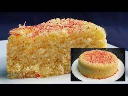 How to make steamed semolina cake : Easy Microwave Semolina Suji Cake Maspin Greo Micro Onde Youtube Microwave Cake Eggless Cake Recipe Semolina Cake