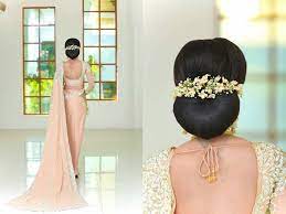 Pin By Lakshika Yasanjali On Kandyan Brides Bridal Hairdo Christian Bride Christian Wedding Sarees