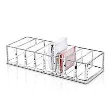 4.9 out of 5 stars with 59 ratings. Clear Acrylic Makeup Brushes Organizer Holder Lipstick Stand Case Desktop Jewelry Box Cosmetic Tray With 8 Slots Me88 Eye Shadow Applicator Aliexpress