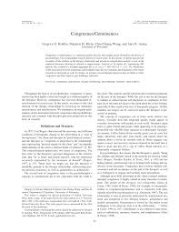 Pdf Congruence Genuineness
