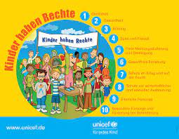 Die kinderrechte gelten überall auf der welt und ohne unterschied für jedes kind. Kinderrechte Flyer Der 10 Wichtigsten Kinderrechte Von Unicef