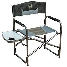 Timber Ridge Directors Chair With Side Table Aluminum Frame Portable Lightweight Folding Camp Chair For Outdoor In 2020 Camping Chairs Lightweight Chair Folding Chair