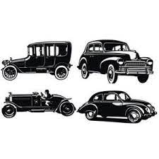 Free Vector Art Graphics Old Car Silhouettes Car Silhouette Vintage Cars Old Cars