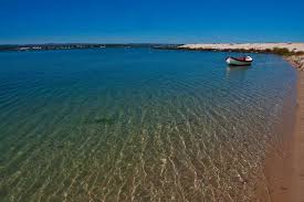 Marina da vila praia da vitória. Strand Fuzeta Algarve Urlaub