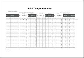 comparison chart worksheet achievelive co