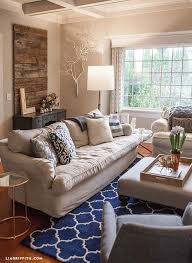 My Home Tour My Living Room In Navy And Gold Lia Griffith Fall Living Room Decor Fall Living Room Living Decor