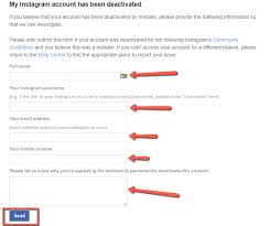 Maybe you would like to learn more about one of these? How To Recover A Disabled Instagram Account Within 24hrs Tricks99
