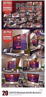 دانلود تصاویر لایه باز قالب پیش نمایش و موکاپ لپ تاپ تبلت و کامپیوتر Cm 20 Psd Mockup Bundle Business Mockup Psd Psd Mockup