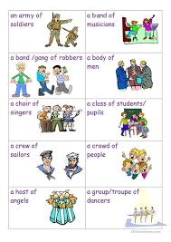 Collective Nouns Collective Nouns Nouns Reading Comprehension Passages